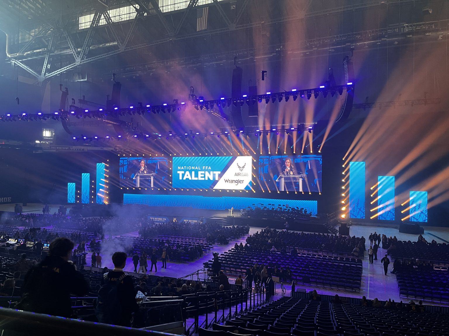 View of the National FFA Stage from the audience