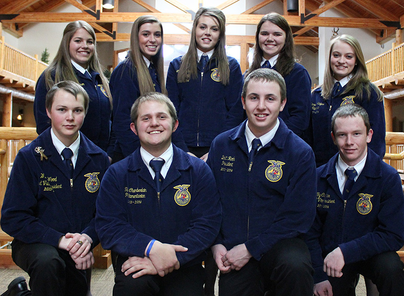 2013-2014 Wyoming State FFA Officer Team