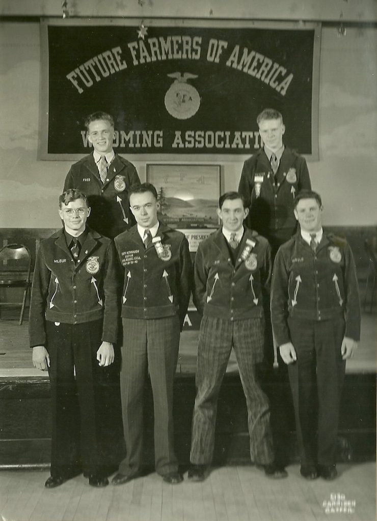 1940-1941 Wyoming FFA State Officer Team Photo