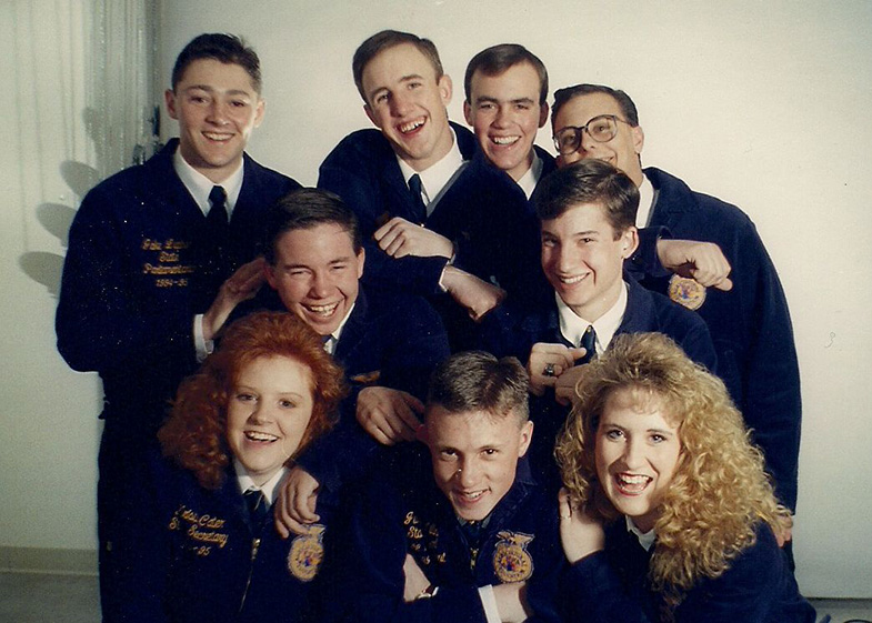 1994-1995 Wyoming State FFA Officer Team Photo